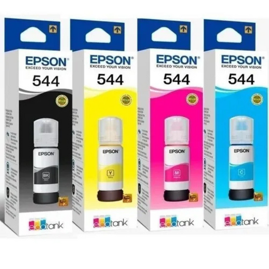 Tinta Epson T544 Pack de 4 colores CMYK de 65ml c/u