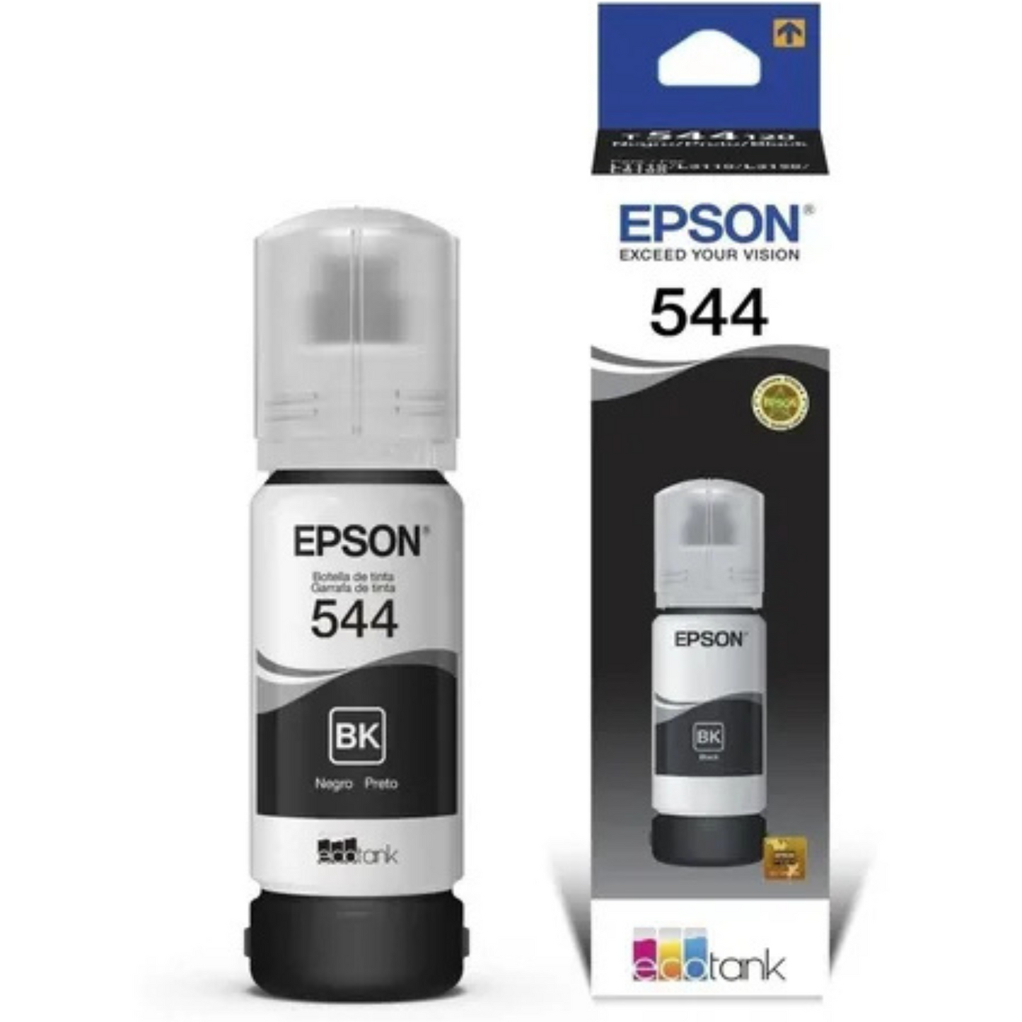 Tinta Epson T544 Pack de 4 colores CMYK de 65ml c/u