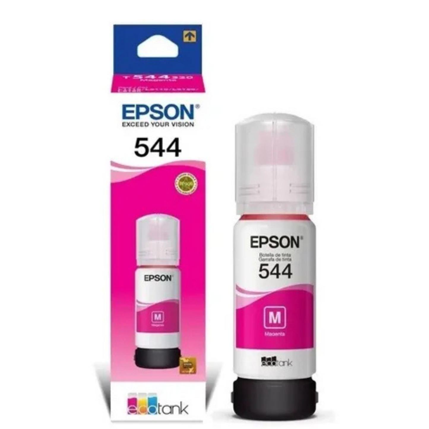 Tinta Epson T544 Pack de 4 colores CMYK de 65ml c/u