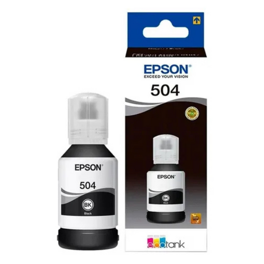 Tinta Epson 504 Negro L4150 L4160 L6161 L6171 L6191 127ml