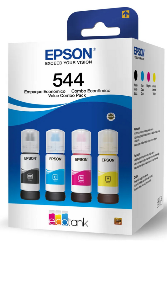 Pack 4 tintas Epson 544